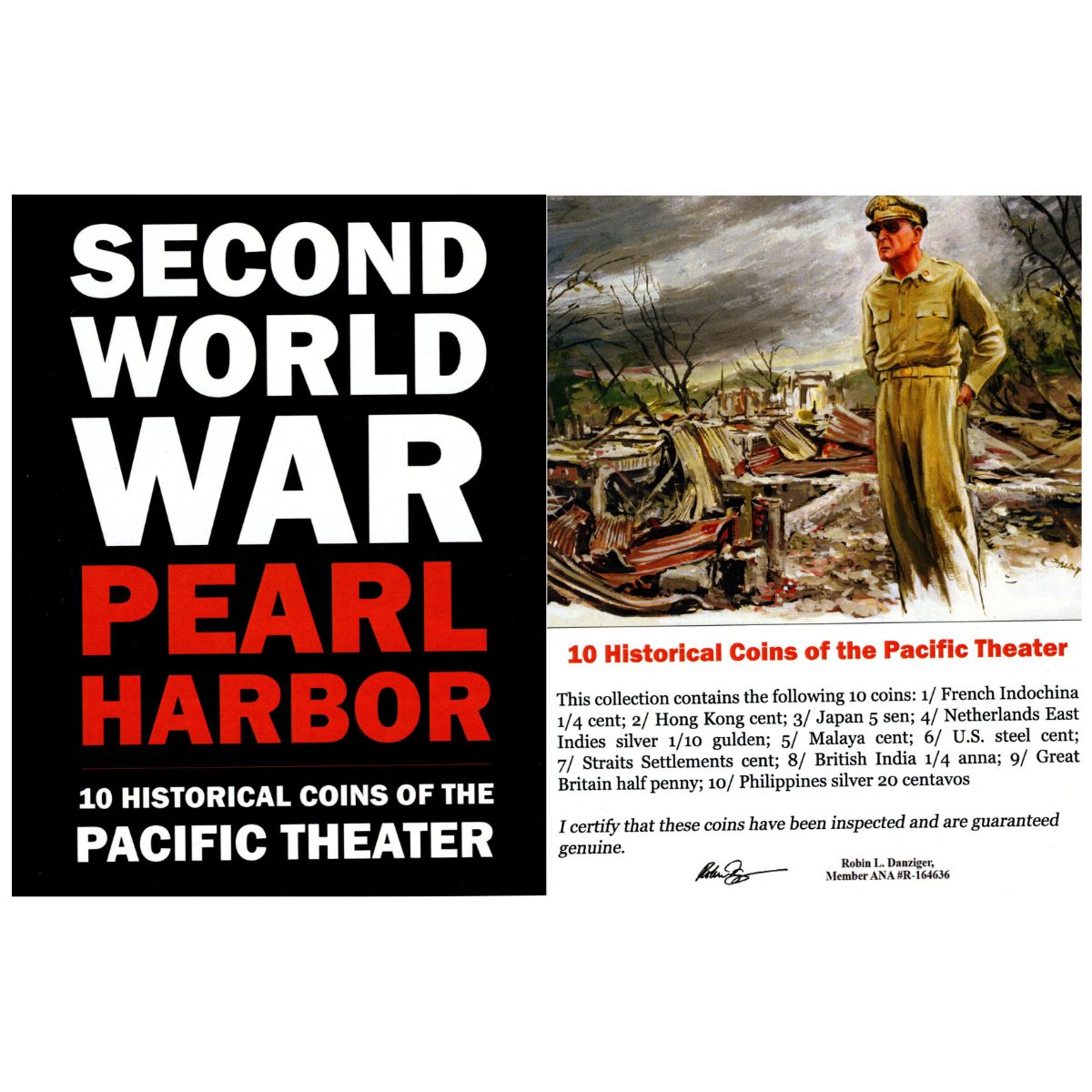 10-WW2-PACIFIC Second World War: Pearl Harbor | 10 Historical Coins of the Pacific Theater