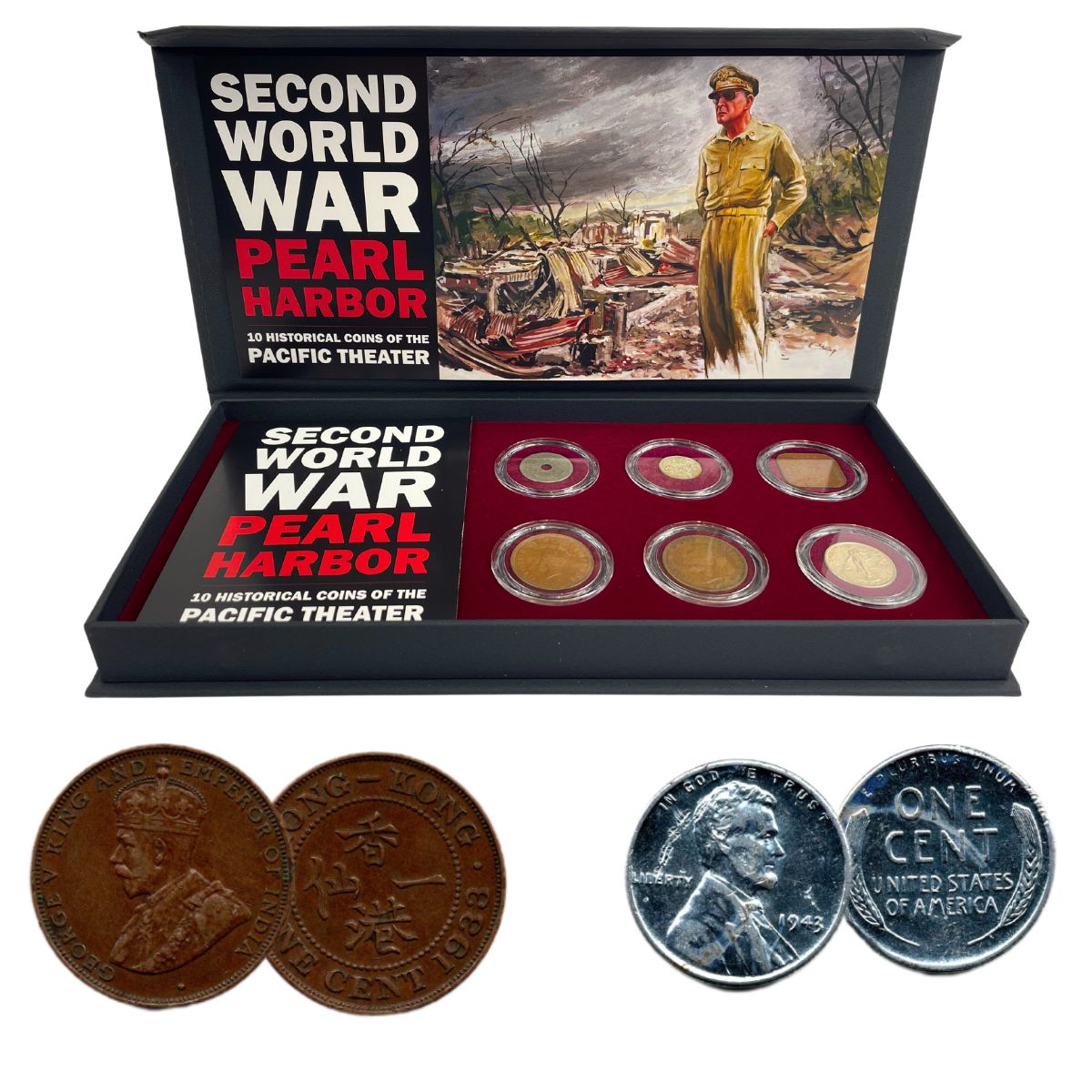 10-WW2-PACIFIC Second World War: Pearl Harbor | 10 Historical Coins of the Pacific Theater