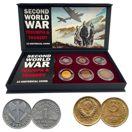 10-WW2-TRIUMPH Second World War: Triumph & Tragedy (10 Historical Coins)