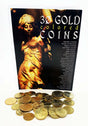 30GOLDCNSET 30 Gold Colored Coins from 30 Different Countries