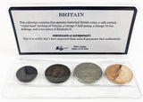 4HCMINI-BRITAIN Britain: Four Historical British Coins (mini)