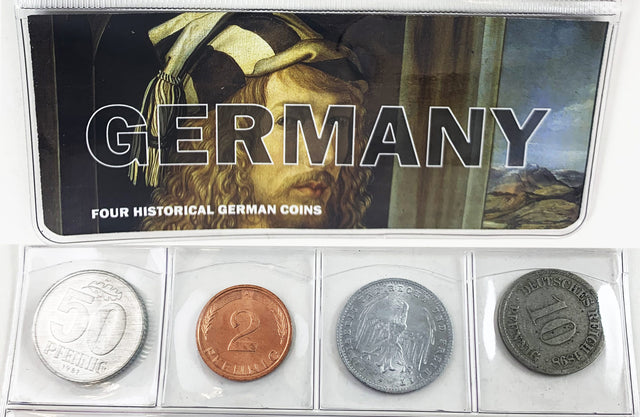 4HCMINI-GERMANY Germany: Four Historical German Coins (mini)