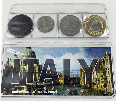 4HCMINI-ITALY Italy: Four Historical Italian Coins (mini)