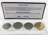 4HCMINI-POLAND Poland: Four Historical Polish Coins (mini)