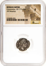 Roman Silver Denarius Of Commodus (Ad 177-192) NGC