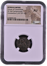 Constantius II (Gladiator reverse) NGC Slab - Fallen Horseman