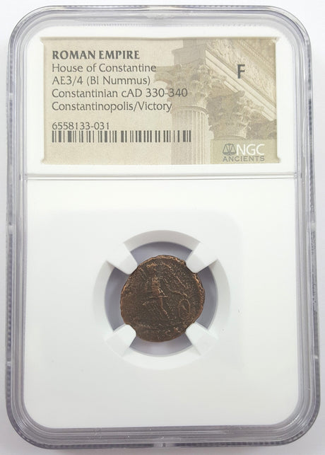 Constantinian (Constantinopolis) Roman AE (AD 330-340) NGC