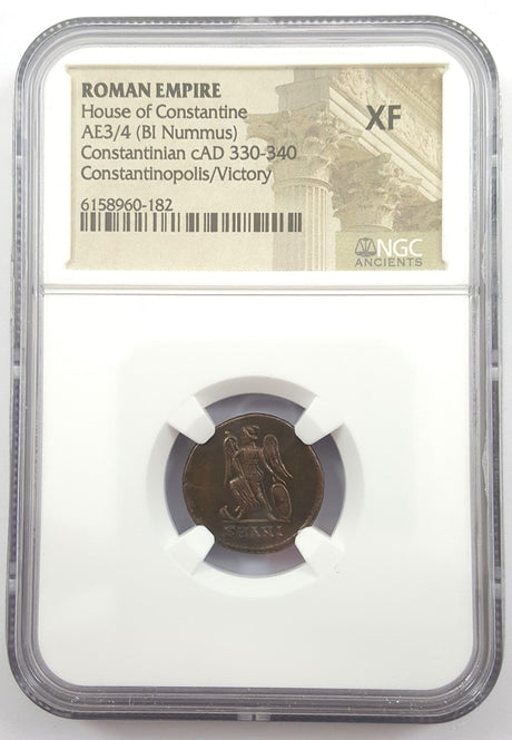 Constantinian (Constantinopolis) Roman AE (AD 330-340) NGC