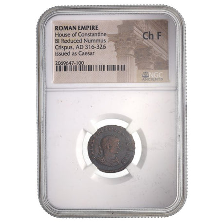 Roman Ae Of Crispus (Ad 304-326) NGC