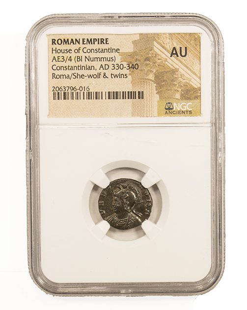 Roman Ae Of Urbs Roma (Ad 330-346) NGC