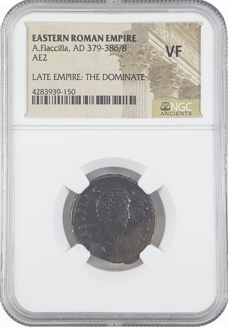 AELIAFLACILLA(AE2)NGC(VF) Roman AE2 of Aelia Flacilla (AD356-386)NGC(VF)