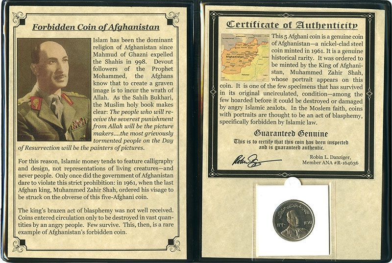 AFGH1CNALB Forbidden Coin Of Afghanistan Album