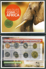 AFRICAN15CNALB(U) Wildlife Coins of Africa: Legal Tender of 15 Different African Nations (Album)