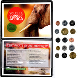 AFRICAN15CNALB(U) Wildlife Coins of Africa: Legal Tender of 15 Different African Nations (Album)