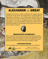 ALEXTHEGREAT-DRACHM-(AR)NGC(CH-F) Ancient Greek, Macedonian Empire, Alexander the Great (336-323 BCE) Silver Drachm NGC Certified Slab(CH-F)