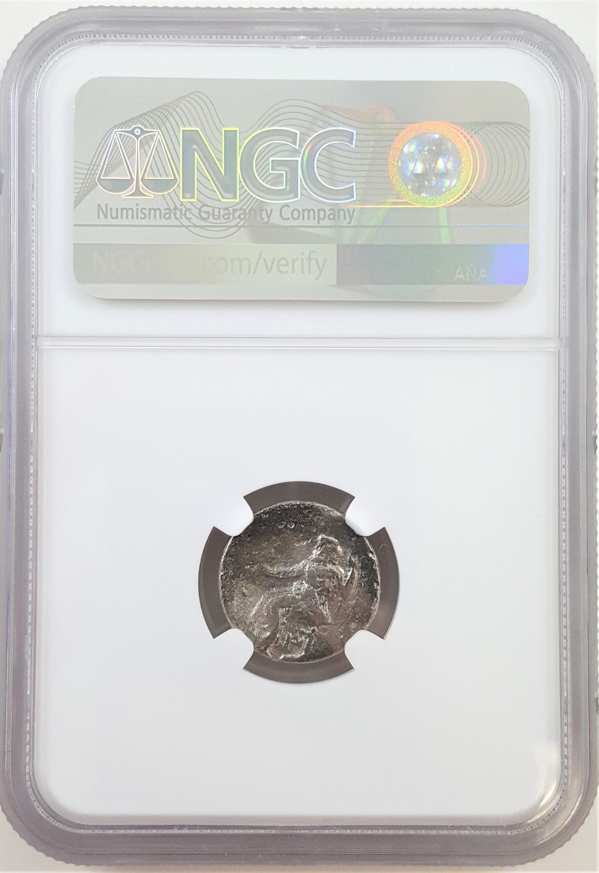 ALEXTHEGREAT-DRACHM-(AR)NGC(VG) Ancient Greek, Macedonian Empire, Alexander the Great (336-323 BCE) Silver Drachm NGC Certified Slab(VG)