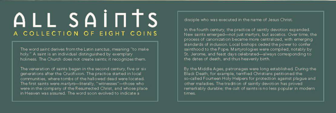 ALLSAINTS8CNBOX All Saints: A Collection of Eight Coins (Eight-Coin Box)