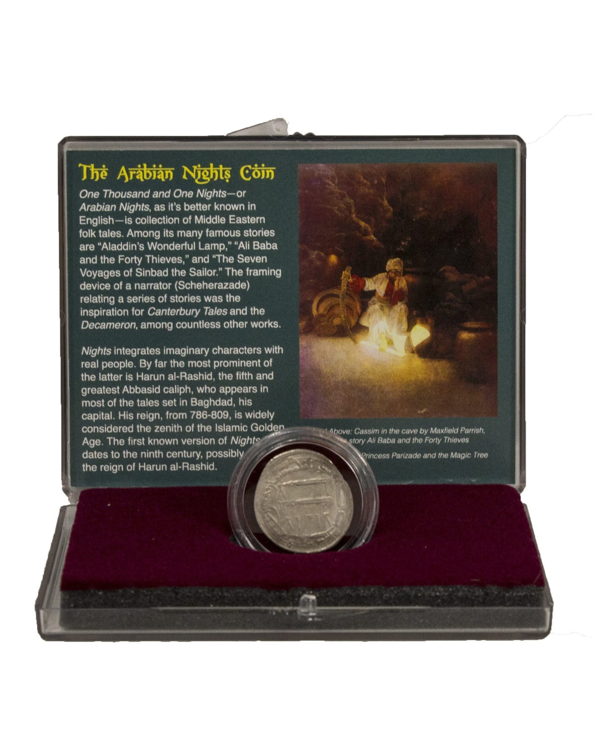 ARABIANNIGHTSCLRBOX Arabian Nights: Coin of Harun al-Rashid (Clear Box)