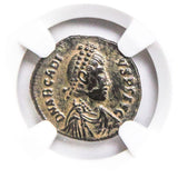 ARCADIUS(AE3)NGC(XF) Roman AE3 of Arcadius (AD383-408) NGC(XF)