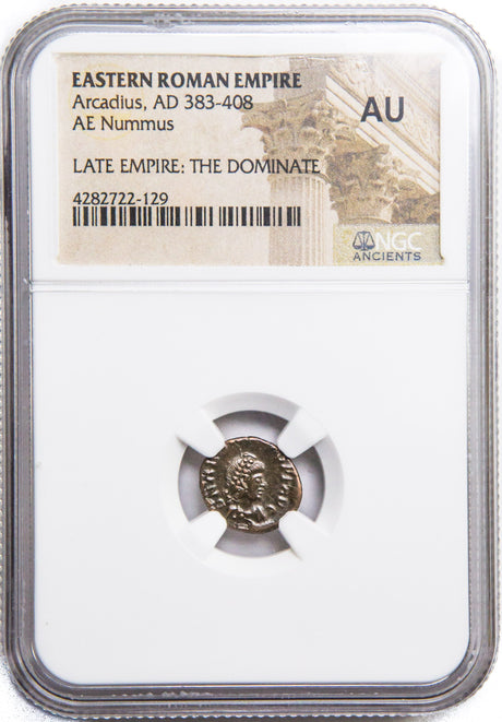 ARCADIUS(AE4)NGC(AU) Roman AE4 of Arcadius (AD383-408) NGC(AU)