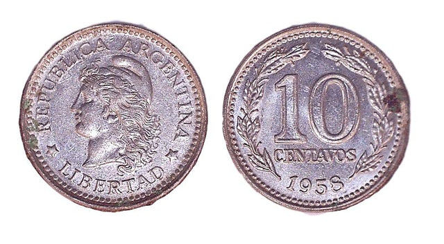 Argentina KM54(AU) 10 Centavos