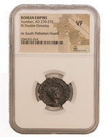 AURELIAN(ANT)-SP-NGC(VF) Roman AE Antoninianus of Aurelian (AD270-275) NGC -South Petherton(VF)