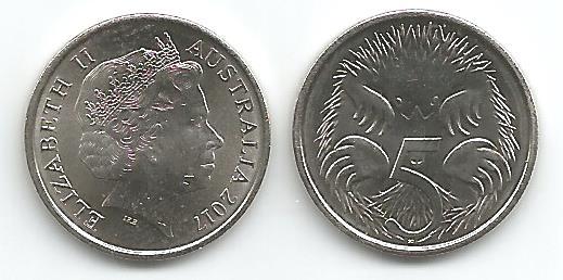 Australia KM401(U) 5 Cents