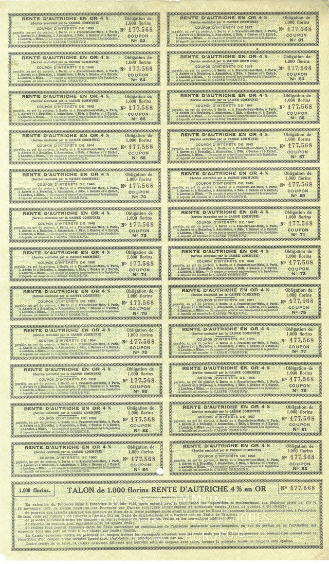 AUSTGOVTBOND-1000(VG) Austria State Bond