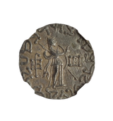 Azesii-Tet(Ar)-Ngc(Hg) Journey Of The Magi / Azes Ii Silver Tetradrachm, Ngc Certified(Hg)