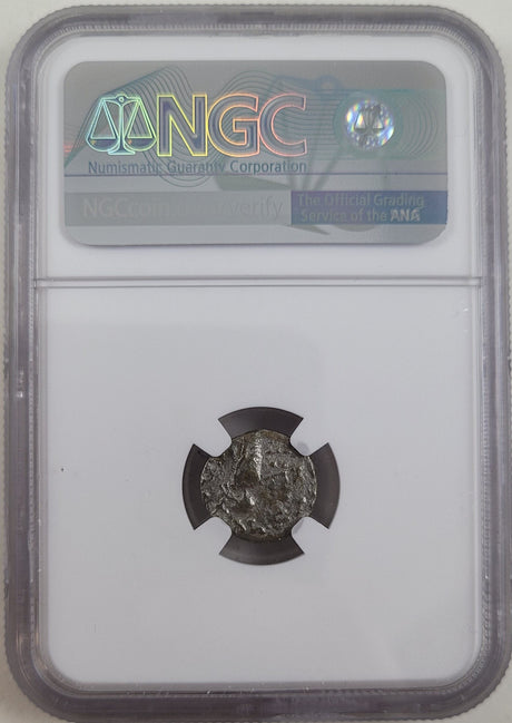 AZESII(AR)DRACHM-NGC(LG) Journey of the Magi / Azes II silver Drachm, NGC Certified(LG)