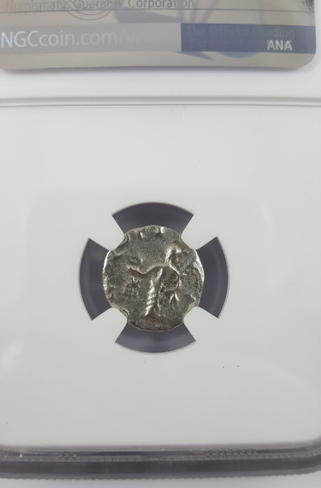 AZESII(AR)DRACHM-NGC(MG) Journey of the Magi / Azes II silver Drachm, NGC Certified(MG)