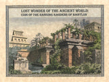 Lost Wonder of the Ancient World Coin of the Hanging Gardens of Babylon (Clear Box) (BABYLONGARDEN-CLRBOX)