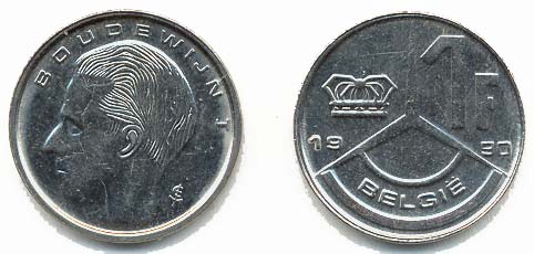 Belgium KM171(U) 1 Franc