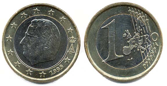 Belgium KM230(U) 1 Belg. Euro