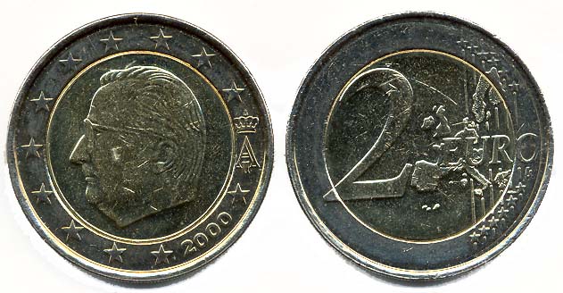 Belgium KM231(U) 2 Belg. Euros