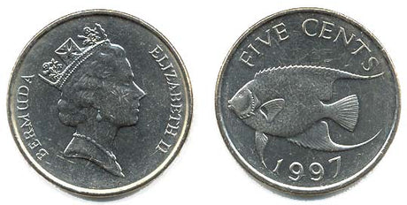 Bermuda KM45(U) 5 Cents