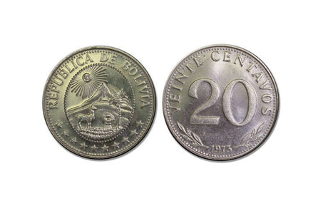 Bolivia KM189(U) 20 Centavos