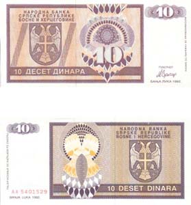 Bosnia-Herzegovina P133(U) 10 Dinara