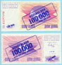 Bosnia-Herzegovina P34a(U) 100,000 Dinara