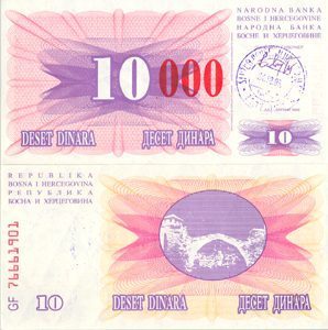 Bosnia-Herzegovina P53d(U) 10,000 Dinara