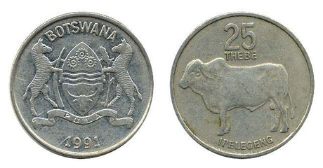 Botswana KM6,6A(VF) 25 Thebe