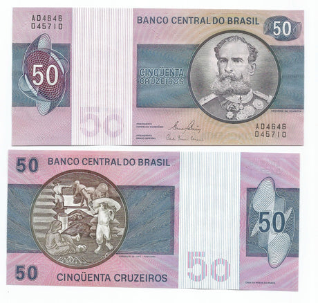 Brazil P194(U) 50 Cruzeiros