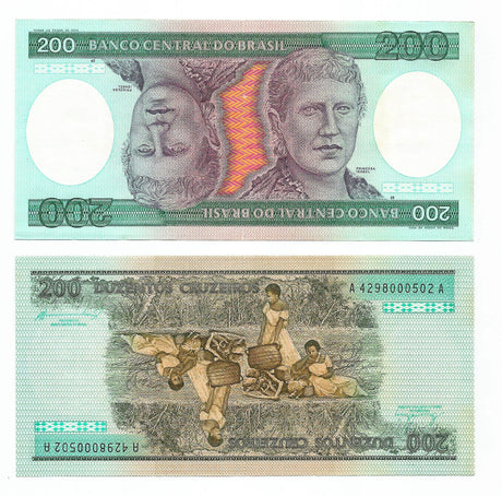 Brazil P199(U) 200 Cruzeiros