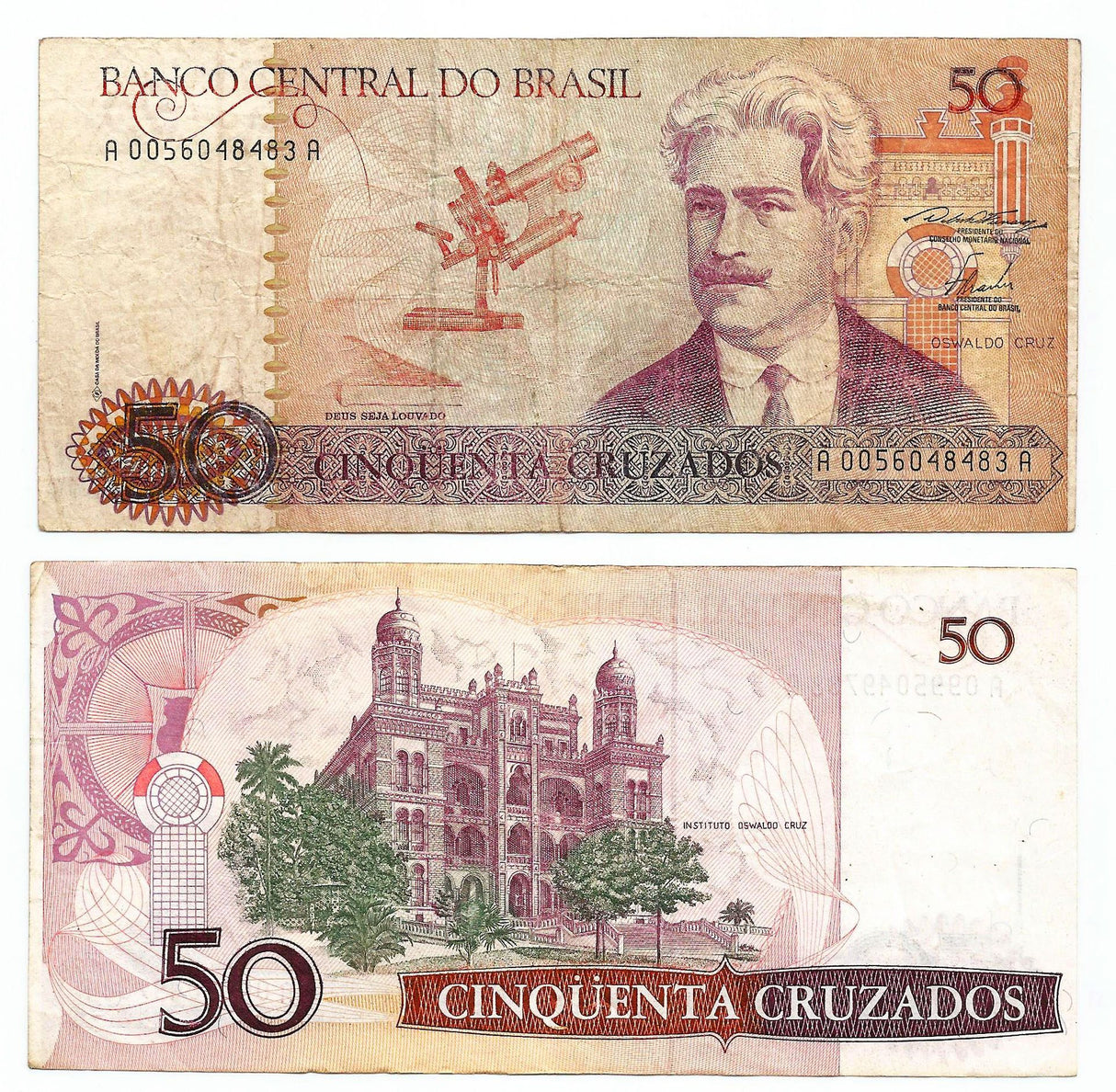 Brazil P210(U) 50 Cruzados