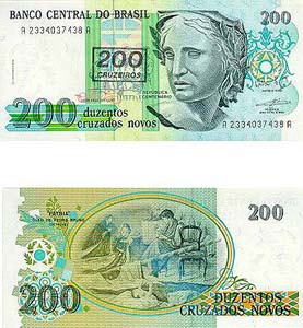 Brazil P225(U) 200 Crz / 200 Crzd N