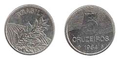 Brazil KM591(U) 5 Cruzerios