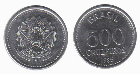 Brazil KM597(U) 500 Cruzeiros