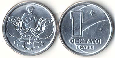 Brazil KM611(U) 1 Centavo