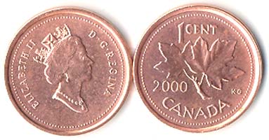 Canada KM289(U) 1 Cent