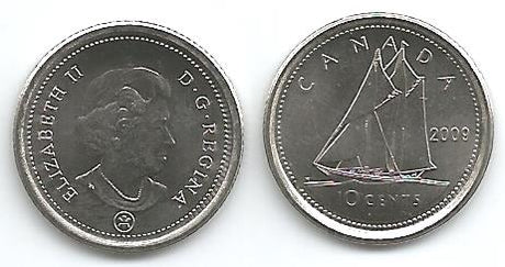 Canada KM492(U) 10 Cents